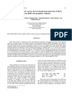 A Comparative Study On The Electrochemical Production of H2O2 Grafito