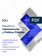 Herramientas Clave para La Solución de Problemas en Estadística Aplicada A La Administración Pública