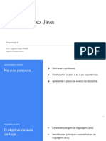 Aula 02 - Introdução Ao Java - Programação