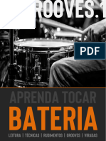 Curso de Bateria para Iniciantes Apostila de Grooves 1