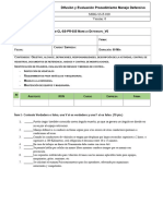 Difusión y Evaluación Procedimiento CL-SS-PR-035 MANEJO DEFENSIVO - V6