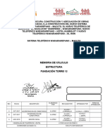 WR N t12 DCP MD Es 001 - Rev0 Memoria de Calculo