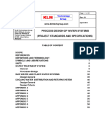 1 - PROJECT - STANDARDs - AND - SPECIFICATIONS - Design - of - Water - Systems - Rev01