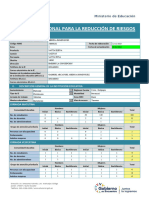 Formato Plan de Reducción de Riesgos 2023-2