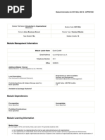 Specification Organisational Behaviour