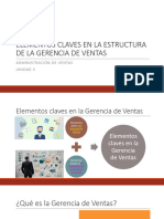 Unidad 3 ELEMENTOS CLAVES EN LA ESTRUCTURA DE LA GERENCIA VF