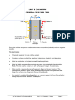 N1 - VCE 2019 Chemistry Year 12 Fuel Cells Notes 1 FINAL