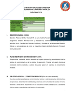 050-245 Derecho Procesal Civil II