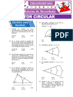 Sector Circular para Tercer Grado de Secundaria