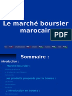 Le Marché Boursier Marocain