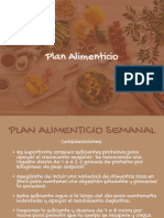 Plan Semanal Alimenticio