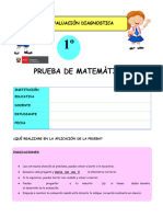 Evaluación Matemàticas