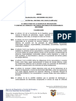 Regulación Nro. ARCONEL 001 - 2020 (Codificada)