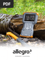 Allegro 3 Owners Manual