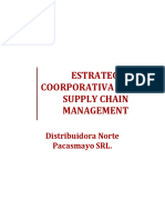 Estrategia Corpotativa de Supply Chain Management