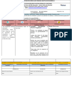 Planificacion Octavo Noveno y Decimo Cuatro Semanas