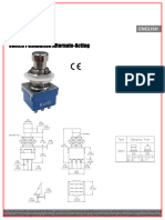 Foot Switch: Product Datasheet Switch Pushbutton Alternate-Acting