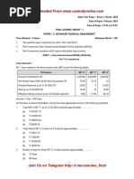 CA Final Afm Qa MTP 1 May 2024