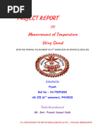 Measurement of Temperature Using Sound-1