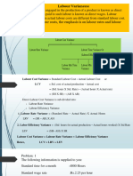 Labour Variance