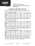 IIMBG MBA 2024 PI Shortlisting Criteria