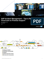 SAP Incident Management - EN - Requirements 05 - 2020