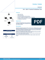 T3035H, T3050H: 30 A - 600 V H-Series Snubberless Triac