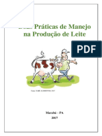 Boas Práticas de Manejo Na Produção de Leite