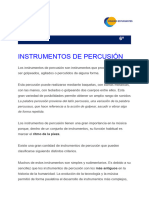 INstrumentos de Percusión