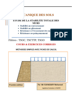 Cours Géotechnique - Murs de Soutènement