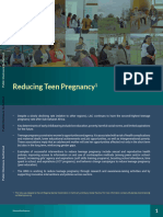 Reducing Teen Pregnancy