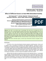 Effect of Different Factors On Goat Milk