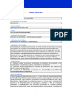 Dados Do Aluno: CST em Gestão Da Qualidade Projeto de Extensão I - Gestão Da Qualidade Programa de Contexto À Comunidade