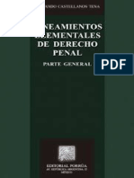 Lineamientos Elementales Del Derecho Penal Castellanos