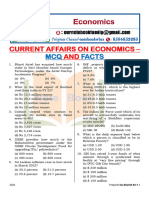 1.current Affairs On Economics - MCQ and Facts