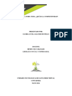 Actividad N 1 Foro Tema Qué Es La Competitividad