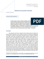 2-PT e Os Editoriais Da Grande Imprensa (1989-2014)