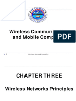 WCMC Chapter 3 - Wireless Networks Principles Concise