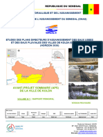 Ede Onas Plan Directeur D Assainissement de La Ville de Kolda Au Senegal 2017