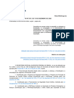 PIS e COFINS - Instrução Normativa RFB Nº 2.152