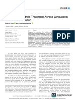 Levy Moya Galé 2023 Revisiting Dysarthria Treatment Across Languages The Hybrid Approach