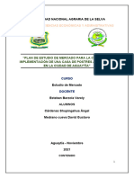 Informe para La Creación e Implementación de Una Repostería Amazónica en La Ciudad de Aguaytía