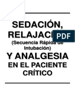 Sedorrelajación y Analgesia en El Paciente Crítico