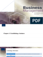 Chapter 3 - Establishing A Business