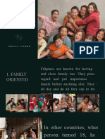 Values of Filipino Family