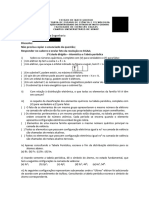 2º Estudo Dirigido - Atomística e Tabela Periódicas e Propriedades Periódicas - Química Geral