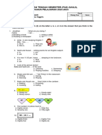 Soasumatif Bahasa Inggris Kelas