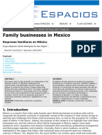 Family Businesses in Mexico: Empresas Familiares en México