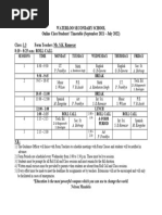 1.3 2021-2022 Online Timetable