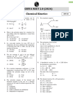 Chemical Kinetics - DPP 08 - Lakshya NEET 2.0 2024